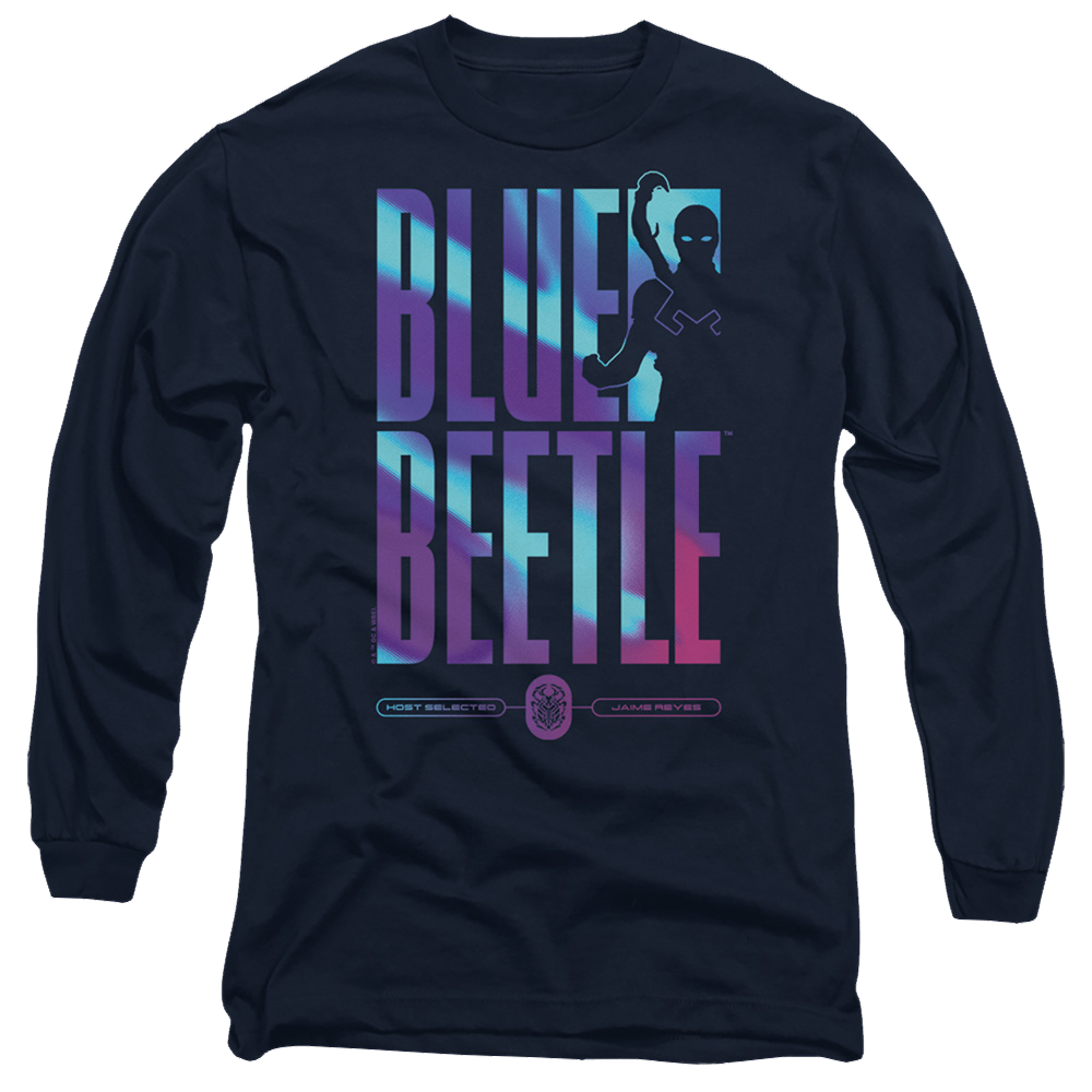 BLUE BEETLE (2023) Hero Host - Men's Long Sleeve T-Shirt Men's Long Sleeve T-Shirt BLUE BEETLE (2023)
