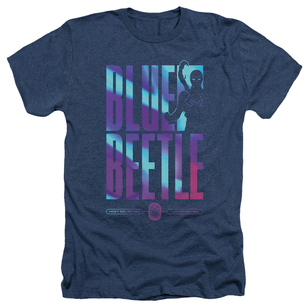 BLUE BEETLE (2023) Hero Host - Men's Heather T-Shirt Men's Heather T-Shirt BLUE BEETLE (2023)