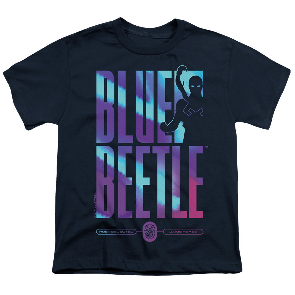 BLUE BEETLE (2023) Hero Host - Youth T-Shirt Youth T-Shirt (Ages 8-12) BLUE BEETLE (2023)