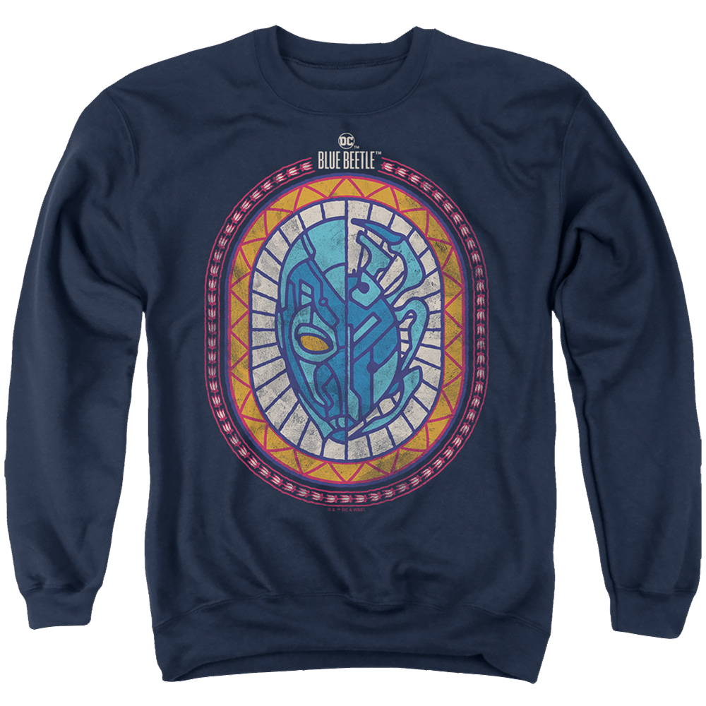 BLUE BEETLE (2023) Reyes Courage - Men's Crewneck Sweatshirt Men's Crewneck Sweatshirt BLUE BEETLE (2023)