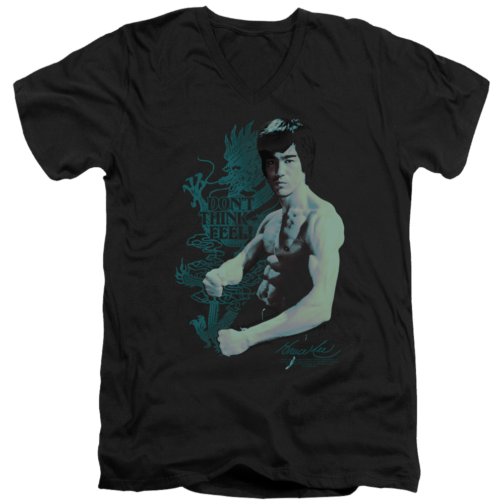 Bruce Lee Feel - Men's V-Neck T-Shirt Men's V-Neck T-Shirt Bruce Lee