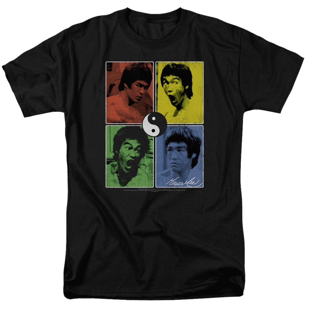 Bruce Lee Enter Color Block - Men's Regular Fit T-Shirt Men's Regular Fit T-Shirt Bruce Lee