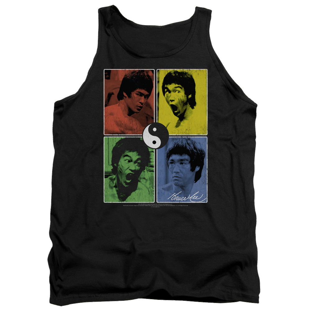 Bruce Lee Enter Color Block Men's Tank Men's Tank Bruce Lee