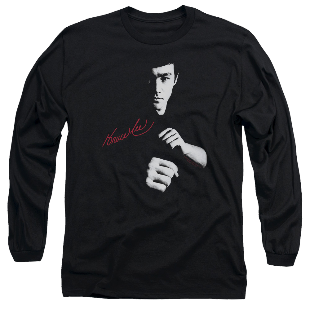 Bruce Lee The Dragon Awaits - Men's Long Sleeve T-Shirt Men's Long Sleeve T-Shirt Bruce Lee