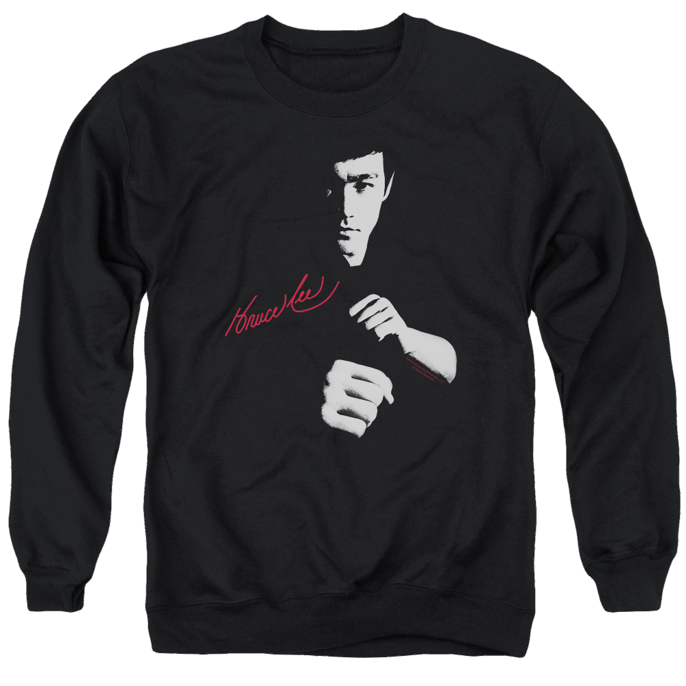 Bruce Lee The Dragon Awaits - Men's Crewneck Sweatshirt Men's Crewneck Sweatshirt Bruce Lee