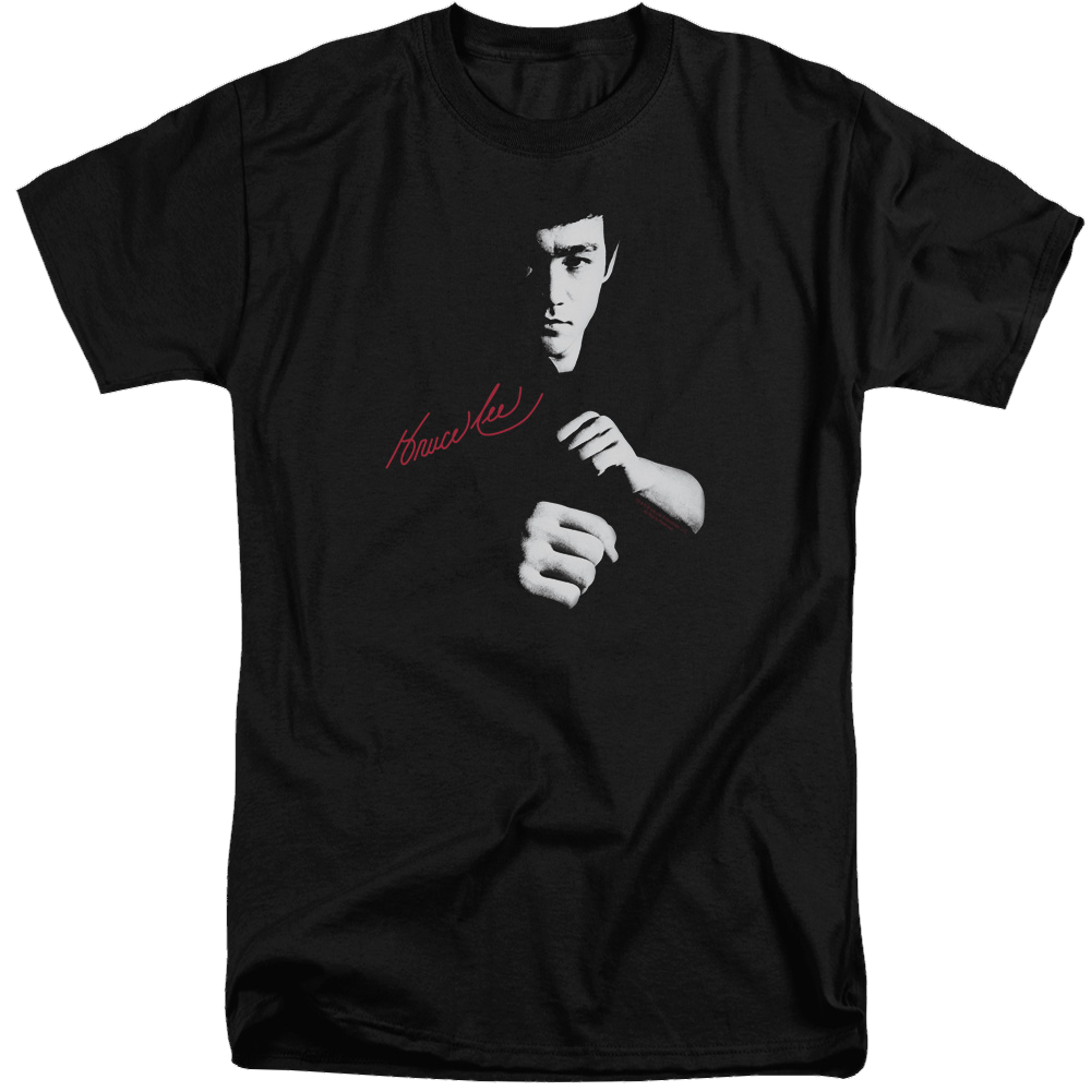 Bruce Lee The Dragon Awaits - Men's Tall Fit T-Shirt Men's Tall Fit T-Shirt Bruce Lee