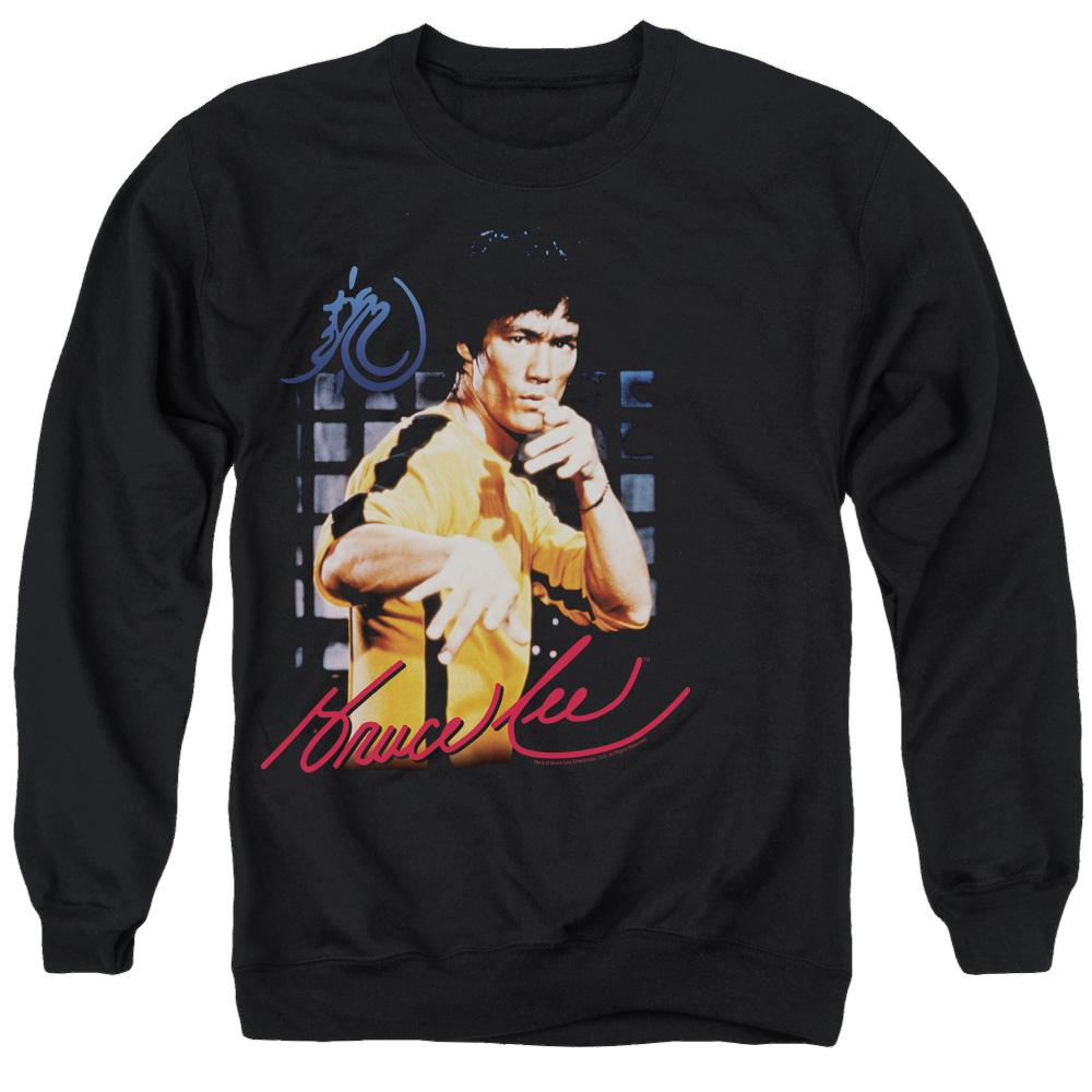 Bruce Lee Yellow Jumpsuit - Men's Crewneck Sweatshirt Men's Crewneck Sweatshirt Bruce Lee