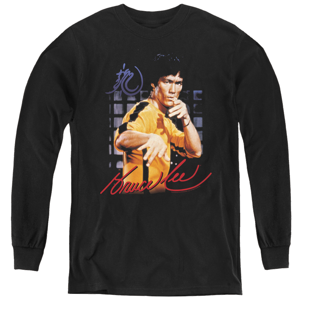 Bruce Lee Yellow Jumpsuit - Youth Long Sleeve T-Shirt Youth Long Sleeve T-Shirt Bruce Lee
