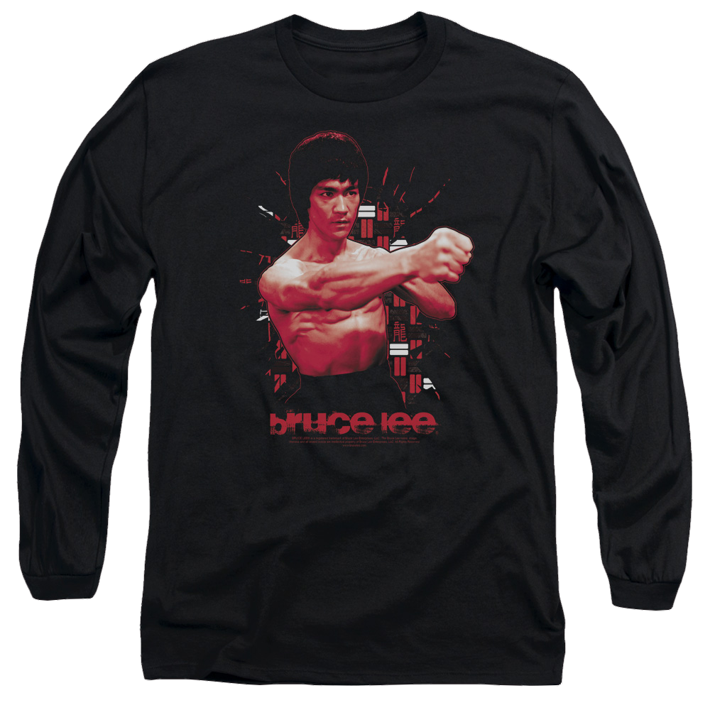 Bruce Lee The Shattering Fist - Men's Long Sleeve T-Shirt Men's Long Sleeve T-Shirt Bruce Lee