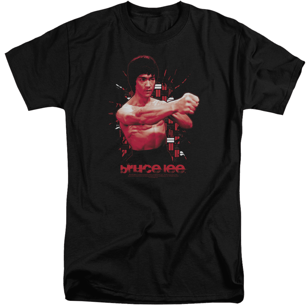 Bruce Lee The Shattering Fist - Men's Tall Fit T-Shirt Men's Tall Fit T-Shirt Bruce Lee