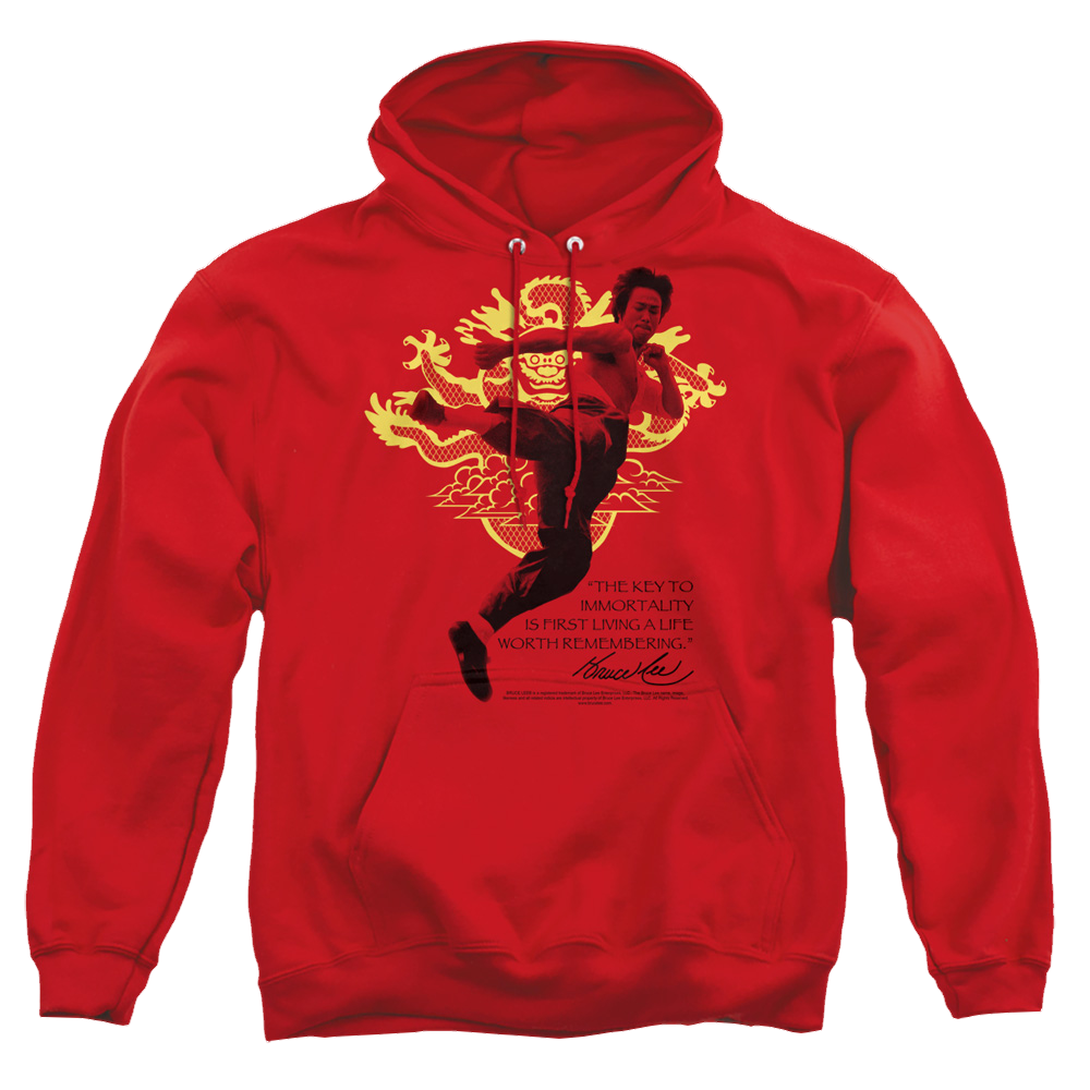 Bruce Lee Immortal Dragon - Pullover Hoodie Pullover Hoodie Bruce Lee