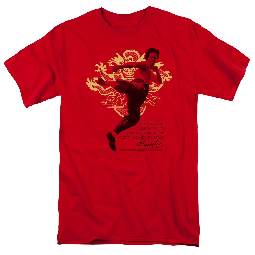 Bruce Lee Immortal Dragon - Men's Regular Fit T-Shirt Men's Regular Fit T-Shirt Bruce Lee