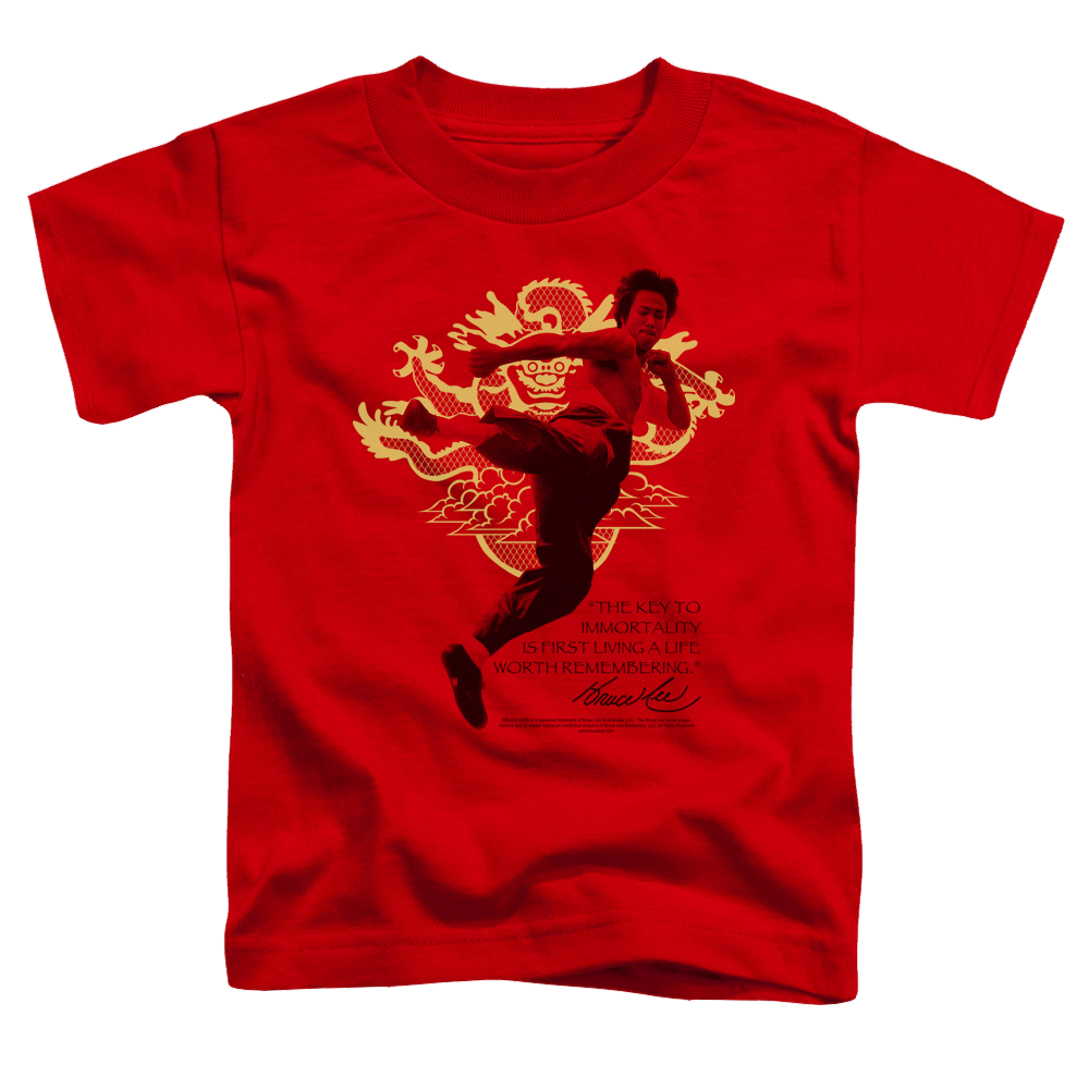 Bruce Lee Immortal Dragon - Toddler T-Shirt Toddler T-Shirt Bruce Lee