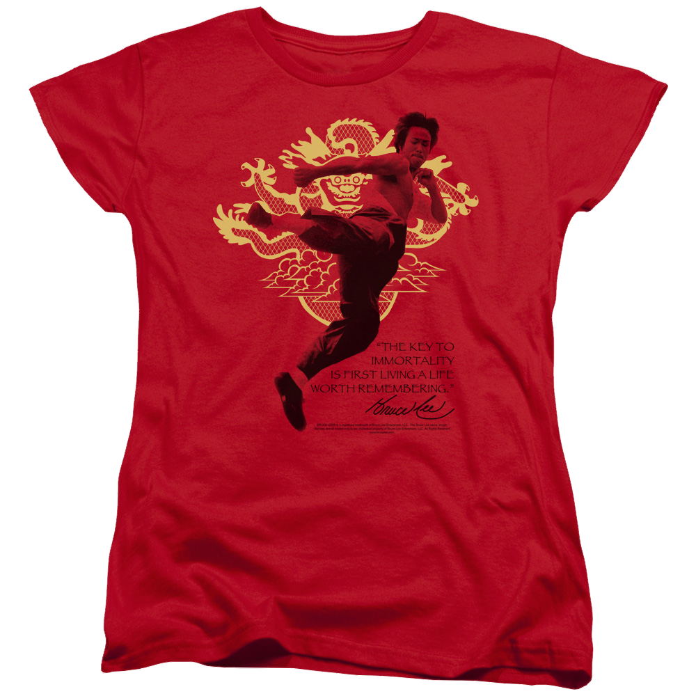 Bruce Lee Immortal Dragon - Women's T-Shirt Women's T-Shirt Bruce Lee