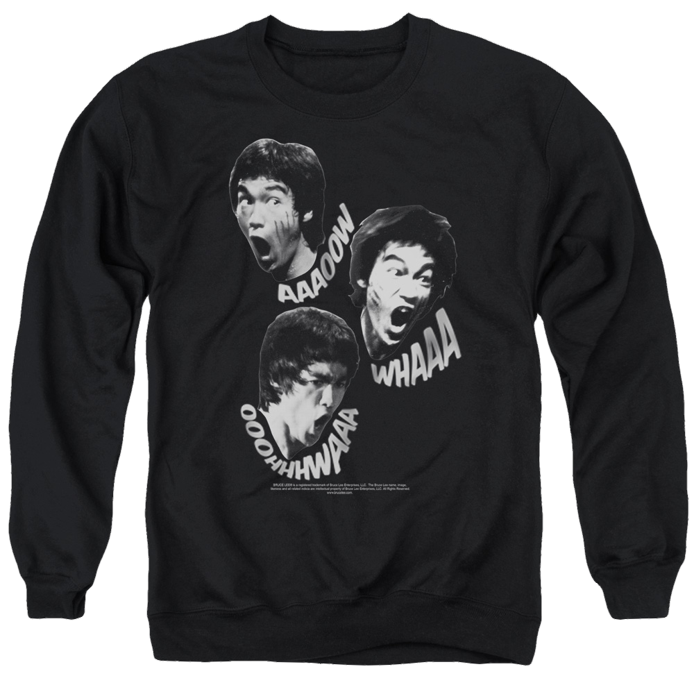 Bruce Lee Sounds Of The Dragon - Men's Crewneck Sweatshirt Men's Crewneck Sweatshirt Bruce Lee