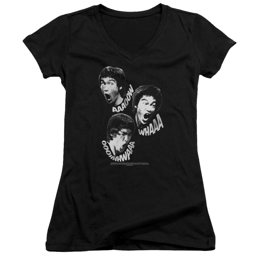Bruce Lee Sounds Of The Dragon - Juniors V-Neck T-Shirt Juniors V-Neck T-Shirt Bruce Lee