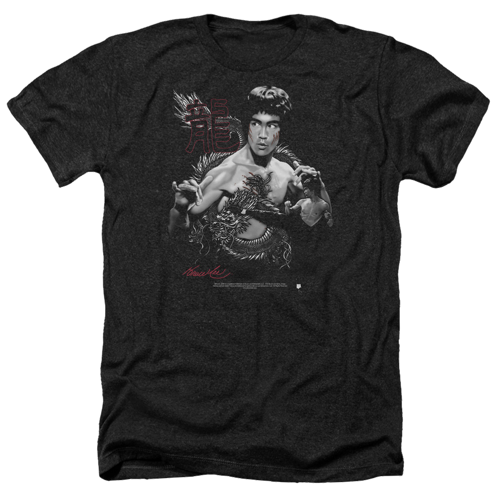 Bruce Lee The Dragon - Men's Heather T-Shirt Men's Heather T-Shirt Bruce Lee