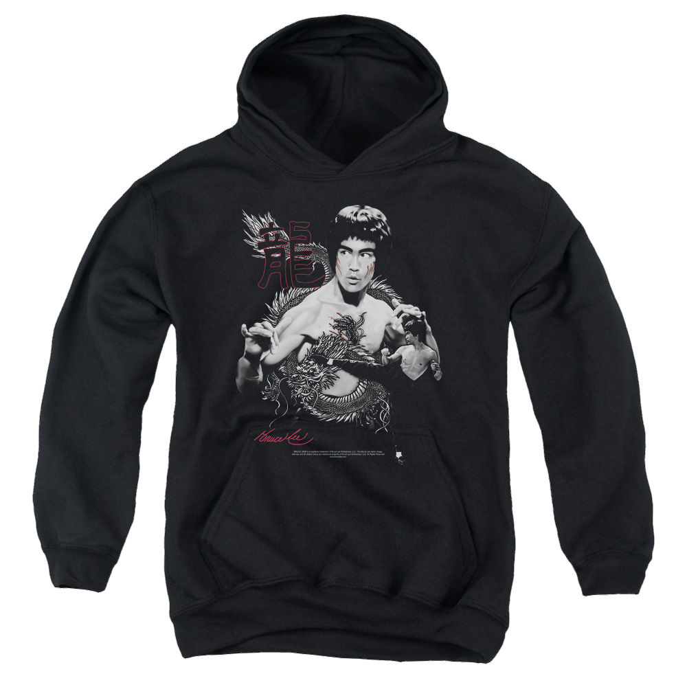Bruce Lee The Dragon - Youth Hoodie (Ages 8-12) Youth Hoodie (Ages 8-12) Bruce Lee