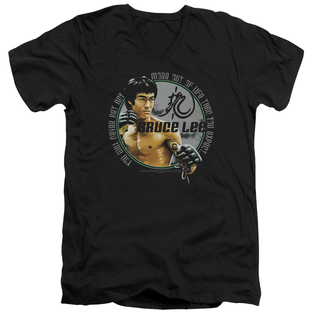 Bruce Lee Expectations - Men's V-Neck T-Shirt Men's V-Neck T-Shirt Bruce Lee
