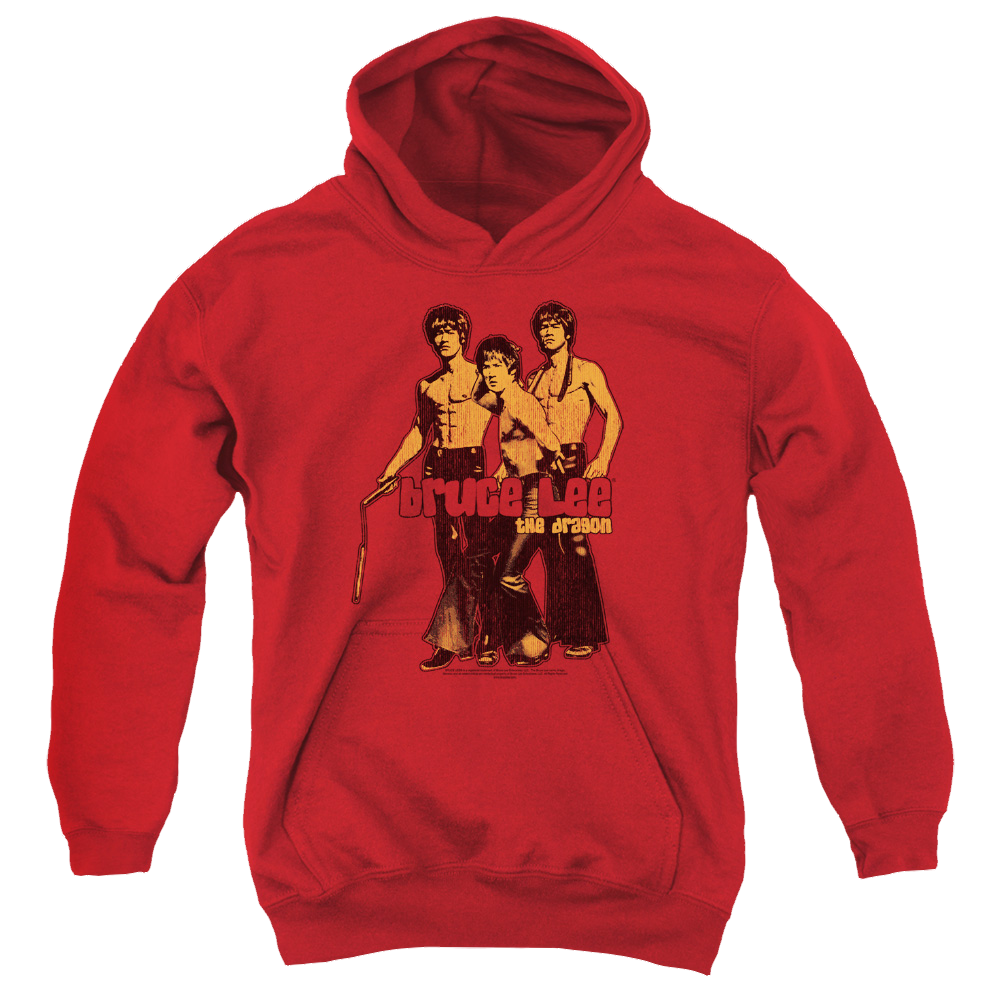 Bruce Lee Nunchucks - Youth Hoodie (Ages 8-12) Youth Hoodie (Ages 8-12) Bruce Lee