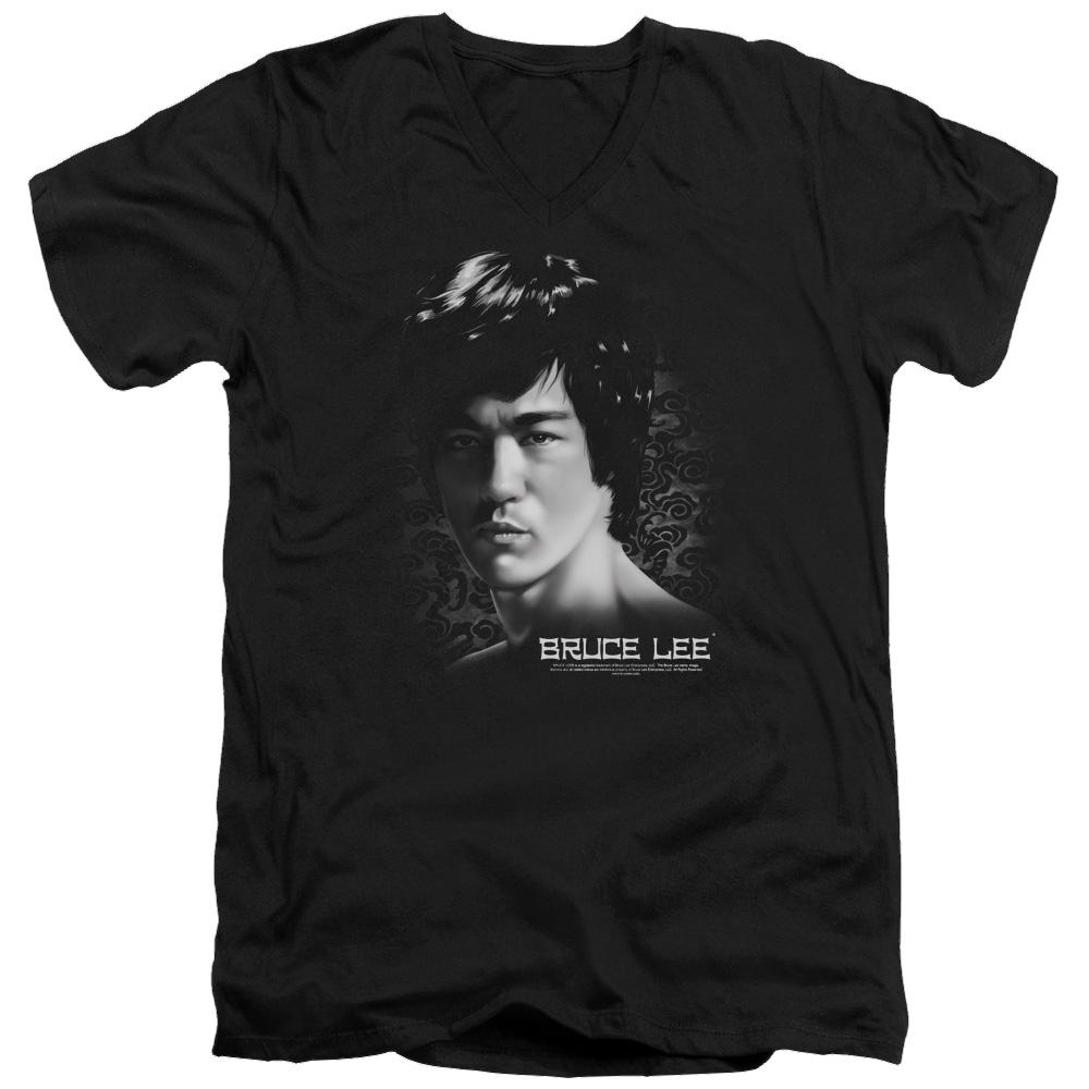 Bruce Lee In Your Face - Men's V-Neck T-Shirt Men's V-Neck T-Shirt Bruce Lee