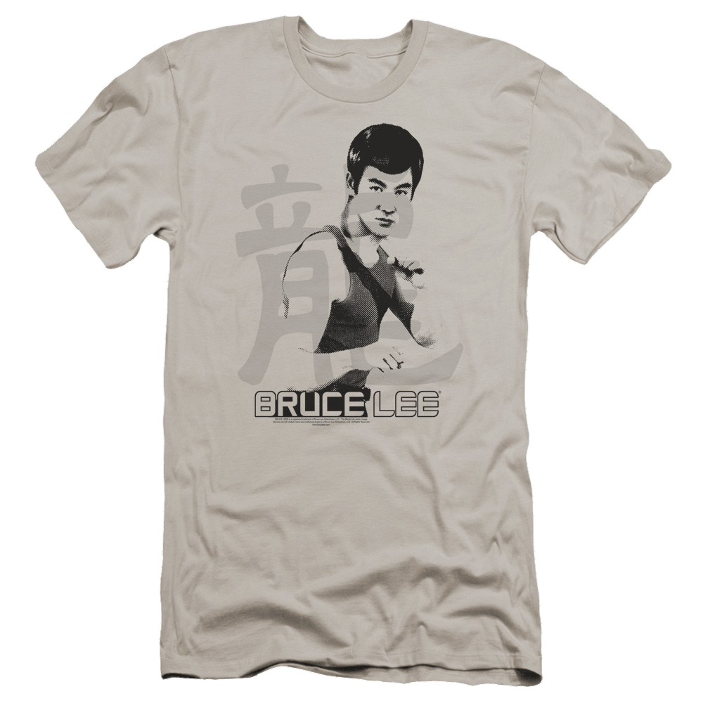 Bruce Lee Punch - Men's Premium Slim Fit T-Shirt Men's Premium Slim Fit T-Shirt Bruce Lee