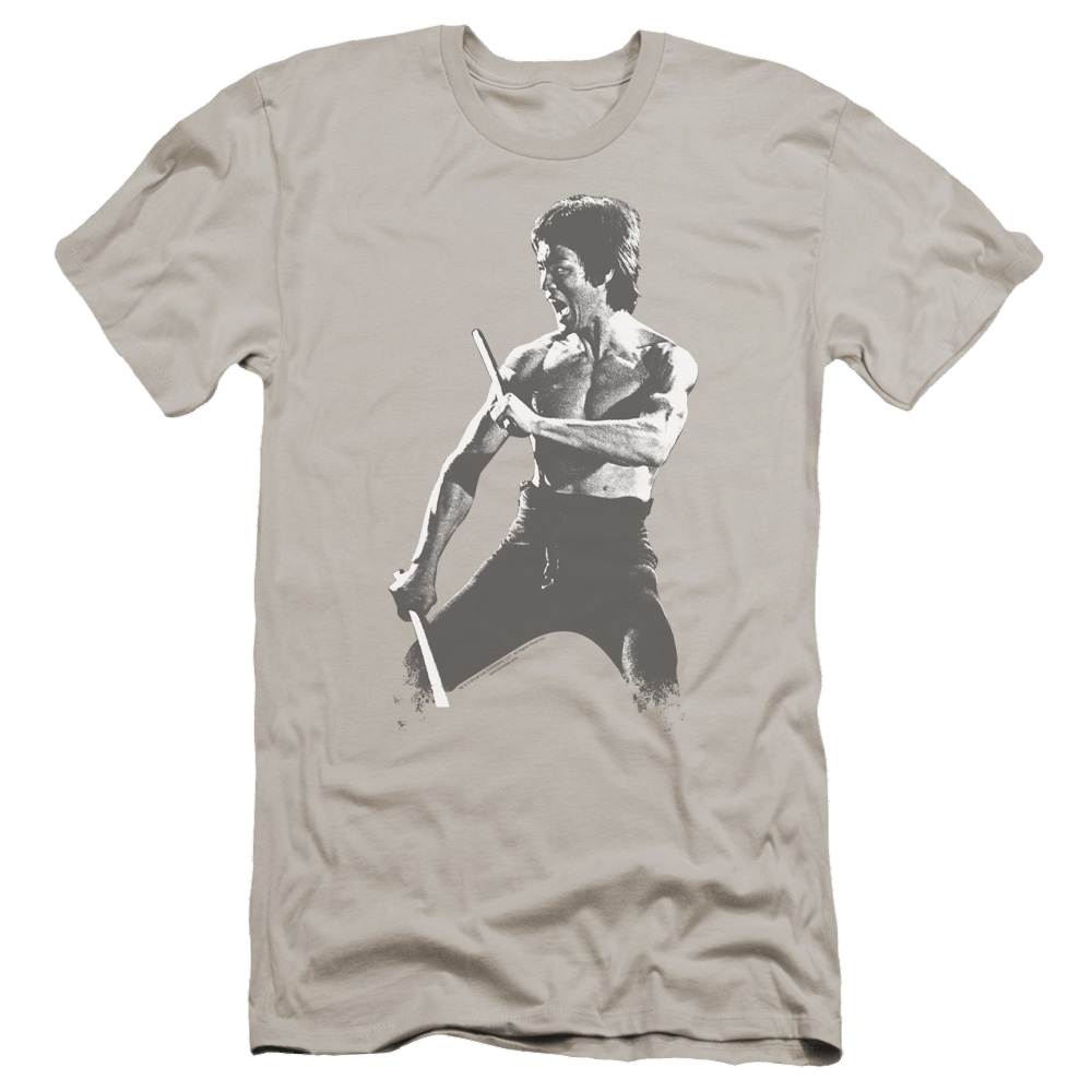 Bruce Lee Chinese Characters - Men's Premium Slim Fit T-Shirt Men's Premium Slim Fit T-Shirt Bruce Lee