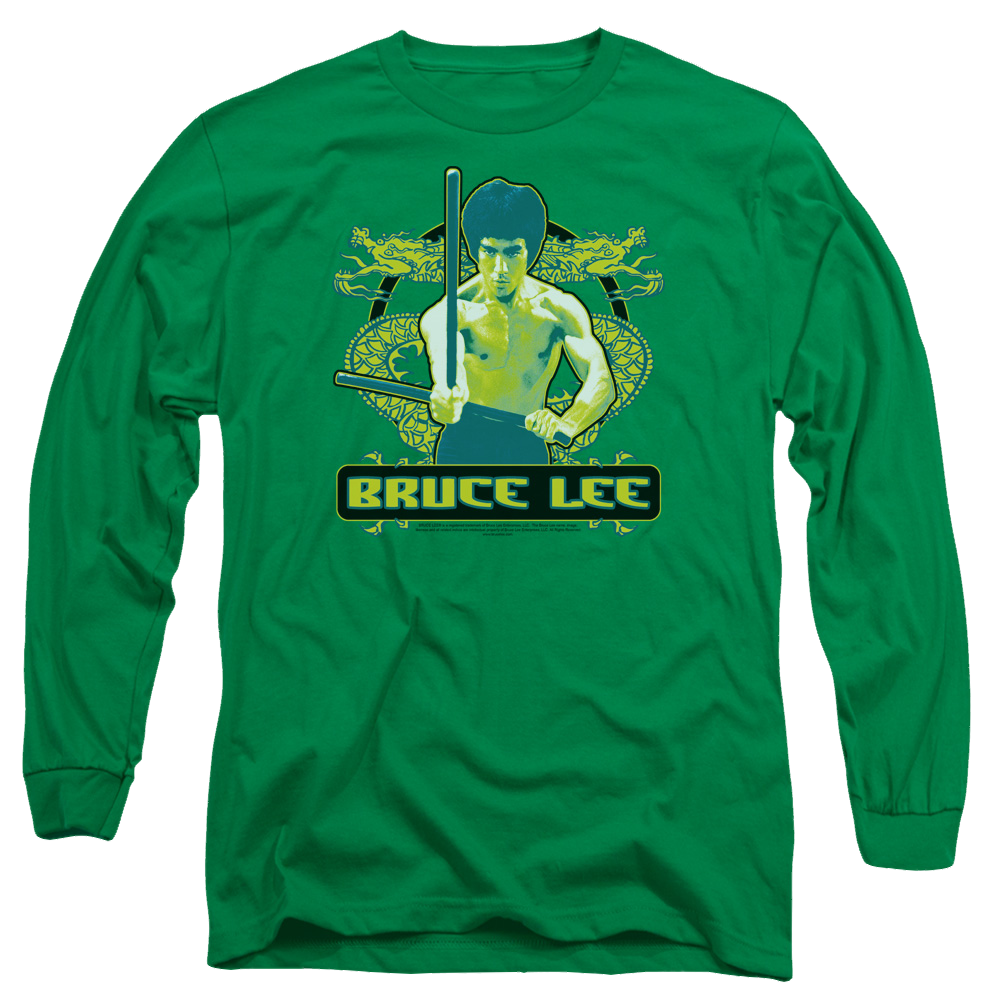 Bruce Lee Double Dragons - Men's Long Sleeve T-Shirt Men's Long Sleeve T-Shirt Bruce Lee