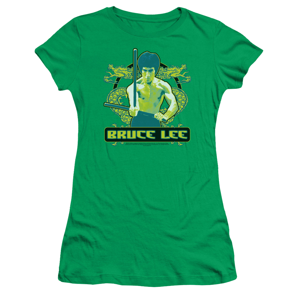 Bruce Lee Double Dragons - Juniors T-Shirt Juniors T-Shirt Bruce Lee