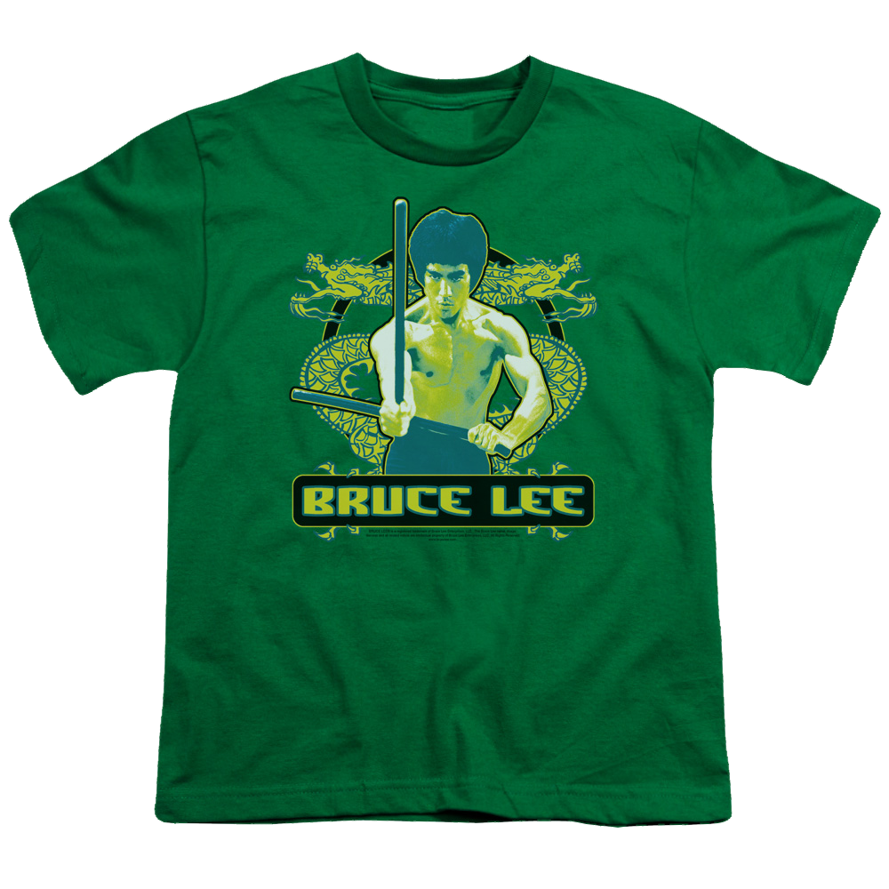 Bruce Lee Double Dragons - Youth T-Shirt (Ages 8-12) Youth T-Shirt (Ages 8-12) Bruce Lee