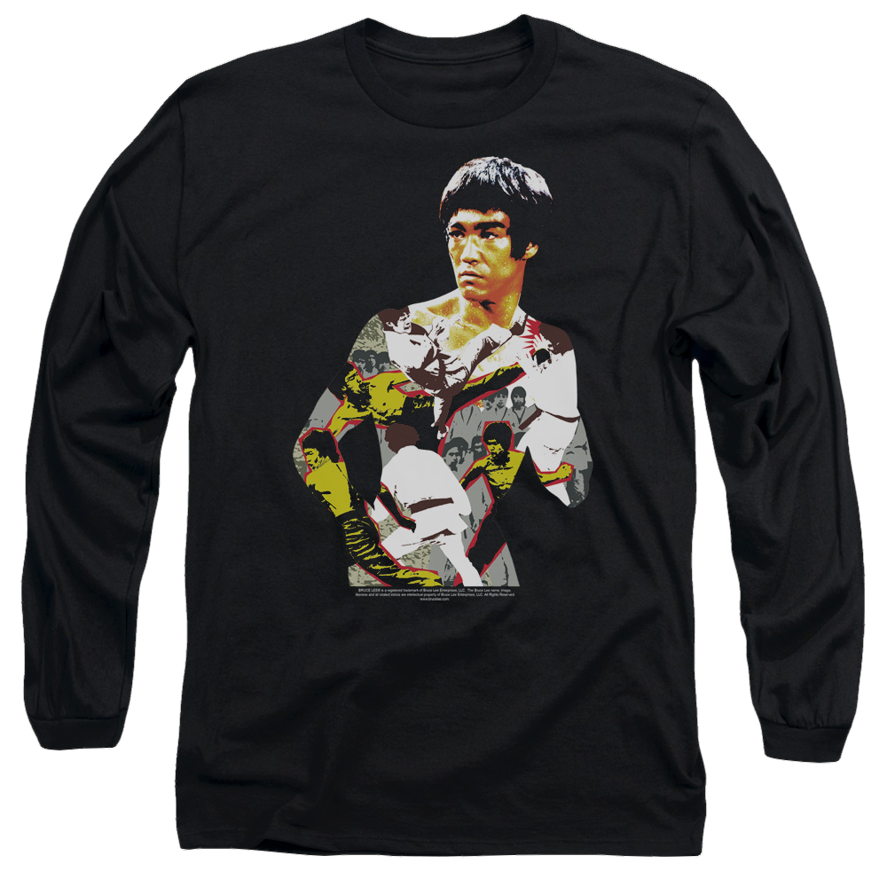 Bruce Lee Body Of Action - Men's Long Sleeve T-Shirt Men's Long Sleeve T-Shirt Bruce Lee