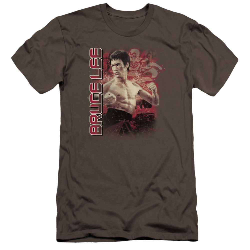 Bruce Lee Fury - Men's Premium Slim Fit T-Shirt Men's Premium Slim Fit T-Shirt Bruce Lee