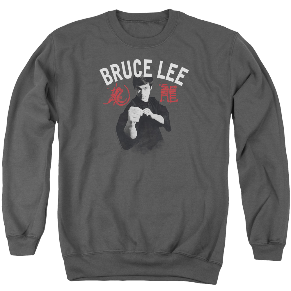 Bruce Lee Ready - Men's Crewneck Sweatshirt Men's Crewneck Sweatshirt Bruce Lee