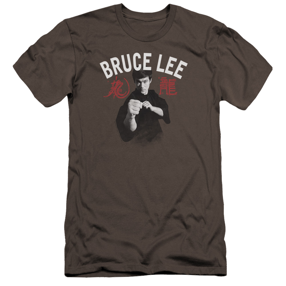 Bruce Lee Ready - Men's Premium Slim Fit T-Shirt Men's Premium Slim Fit T-Shirt Bruce Lee