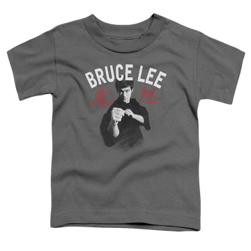 Charcoal toddler t-shirt with Bruce Lee Ready graphic
