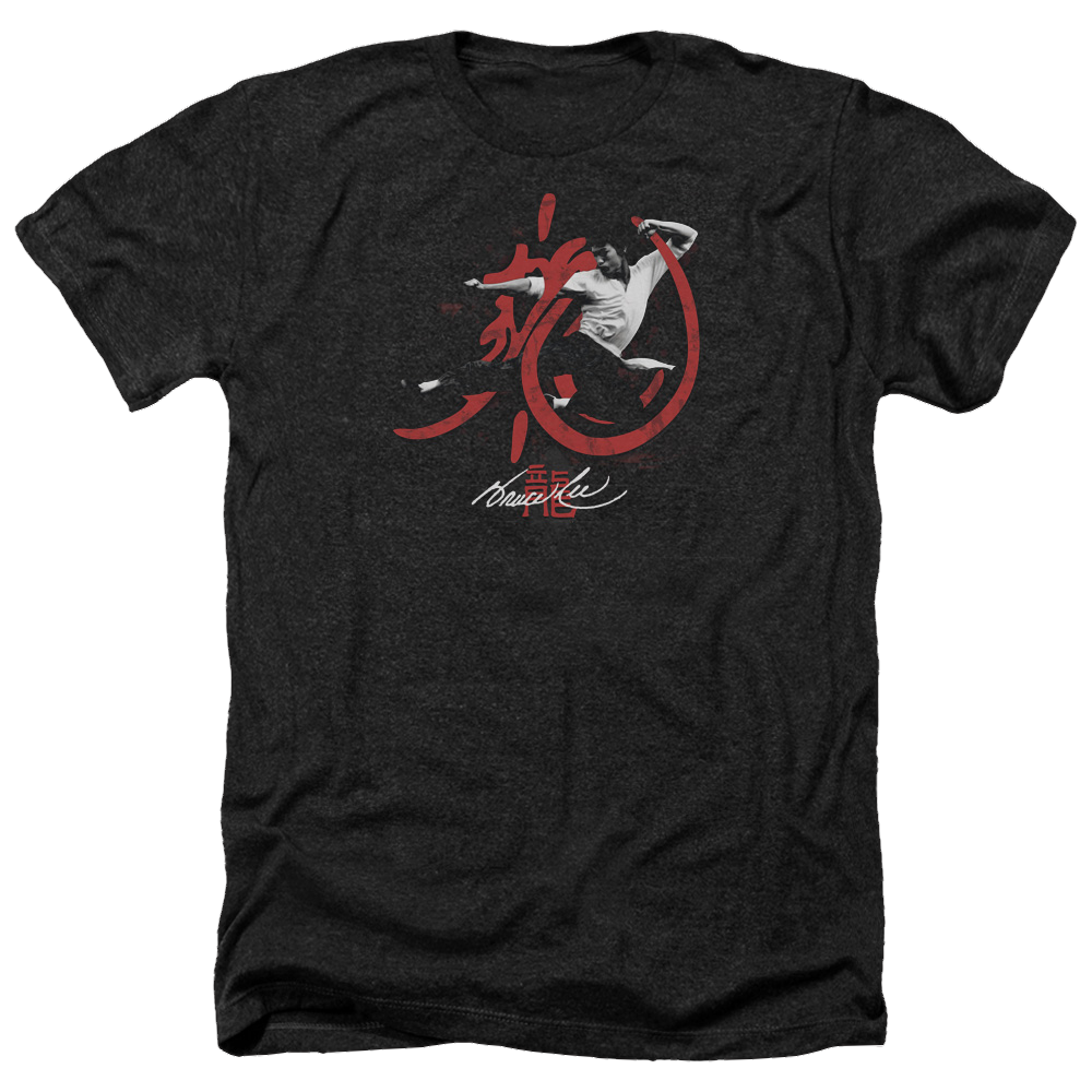 Bruce Lee High Flying - Men's Heather T-Shirt Men's Heather T-Shirt Bruce Lee