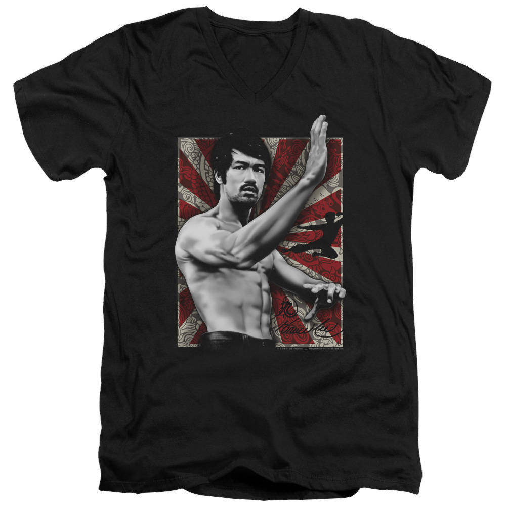 Bruce Lee Concentrate - Men's V-Neck T-Shirt Men's V-Neck T-Shirt Bruce Lee
