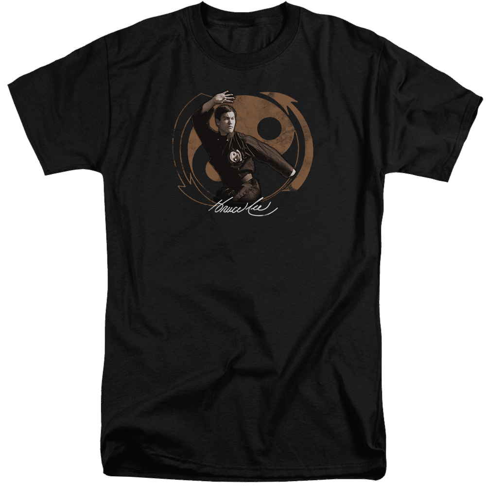 Bruce Lee Jeet Kun Do Pose - Men's Tall Fit T-Shirt Men's Tall Fit T-Shirt Bruce Lee