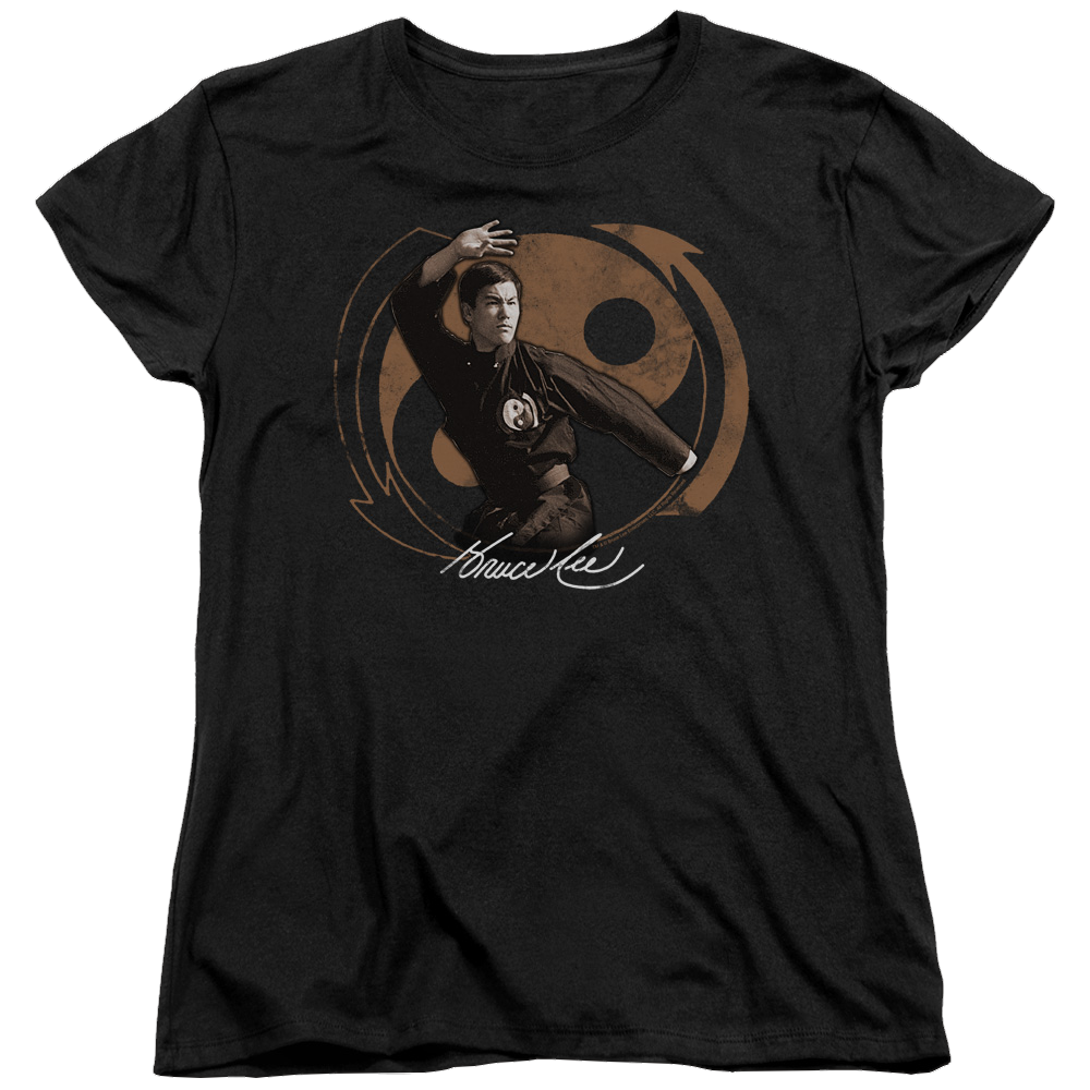 Bruce Lee Jeet Kun Do Pose - Women's T-Shirt Women's T-Shirt Bruce Lee