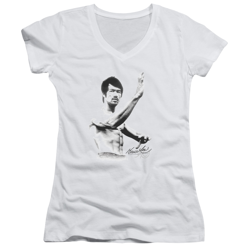 Bruce Lee Serenity - Juniors V-Neck T-Shirt Juniors V-Neck T-Shirt Bruce Lee