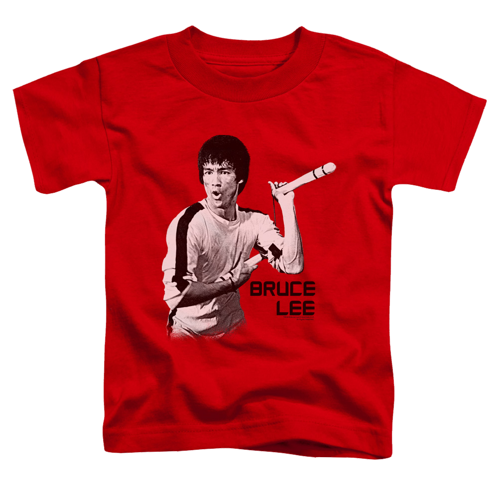 Bruce Lee Nunchucks - Kid's T-Shirt (Ages 4-7) Kid's T-Shirt (Ages 4-7) Bruce Lee
