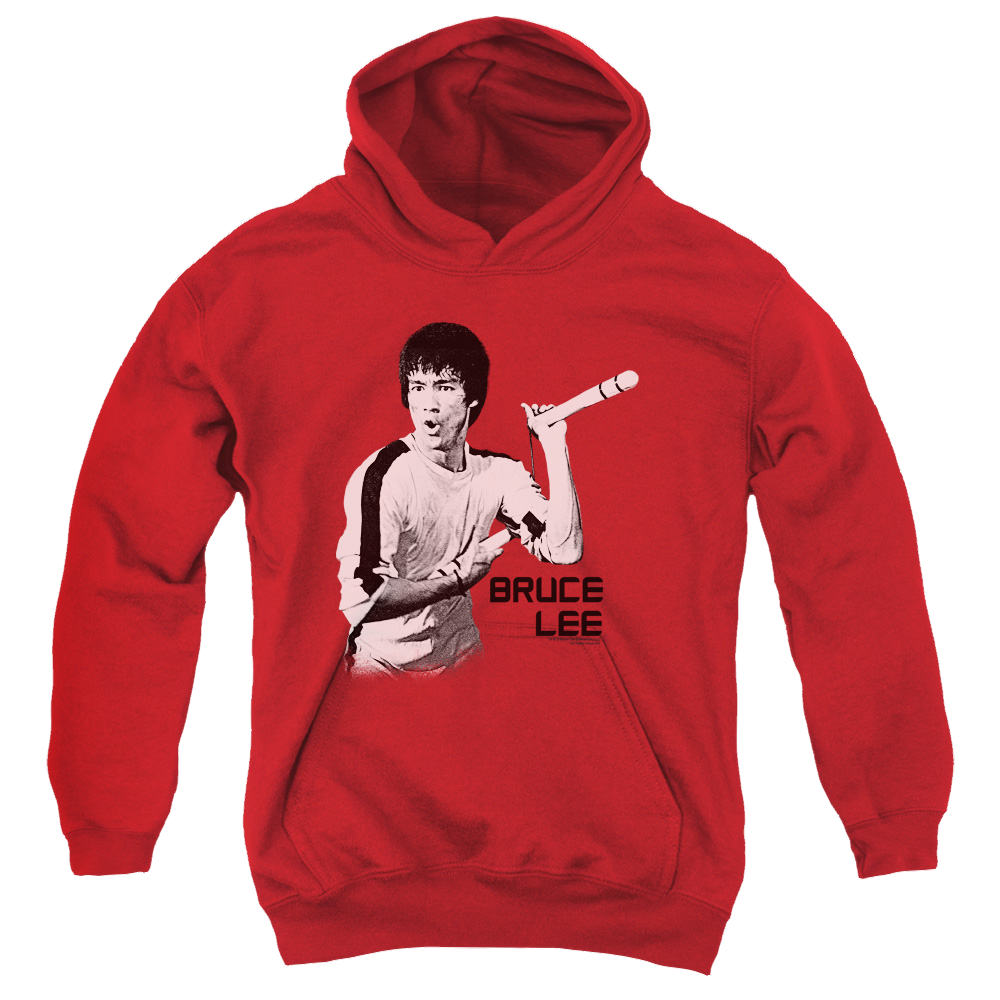 Bruce Lee Nunchucks - Youth Hoodie (Ages 8-12) Youth Hoodie (Ages 8-12) Bruce Lee