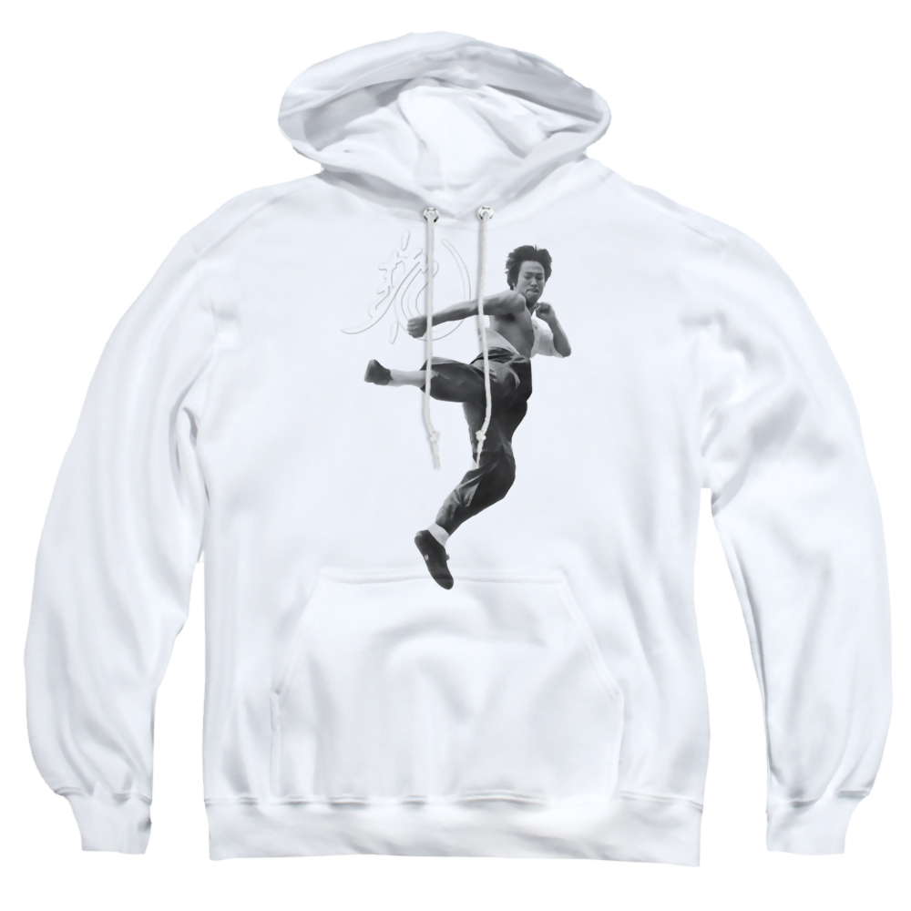 Bruce Lee Flying Kick - Pullover Hoodie Pullover Hoodie Bruce Lee