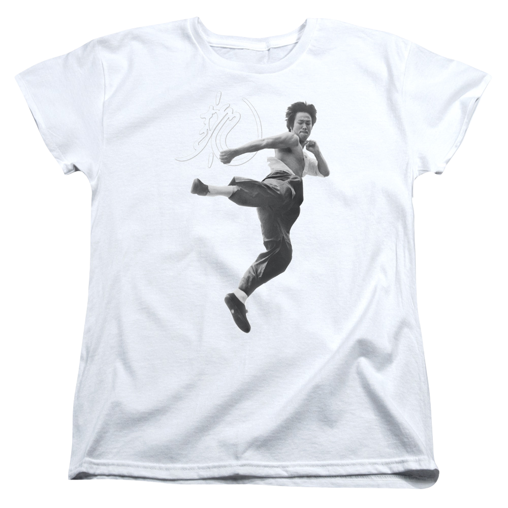 Bruce Lee Flying Kick - Women's T-Shirt Women's T-Shirt Bruce Lee