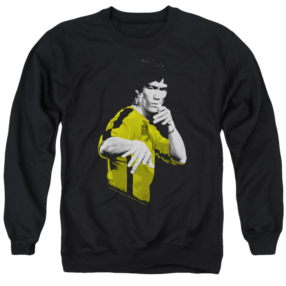 Bruce Lee Suit Of Death - Men's Crewneck Sweatshirt Men's Crewneck Sweatshirt Bruce Lee