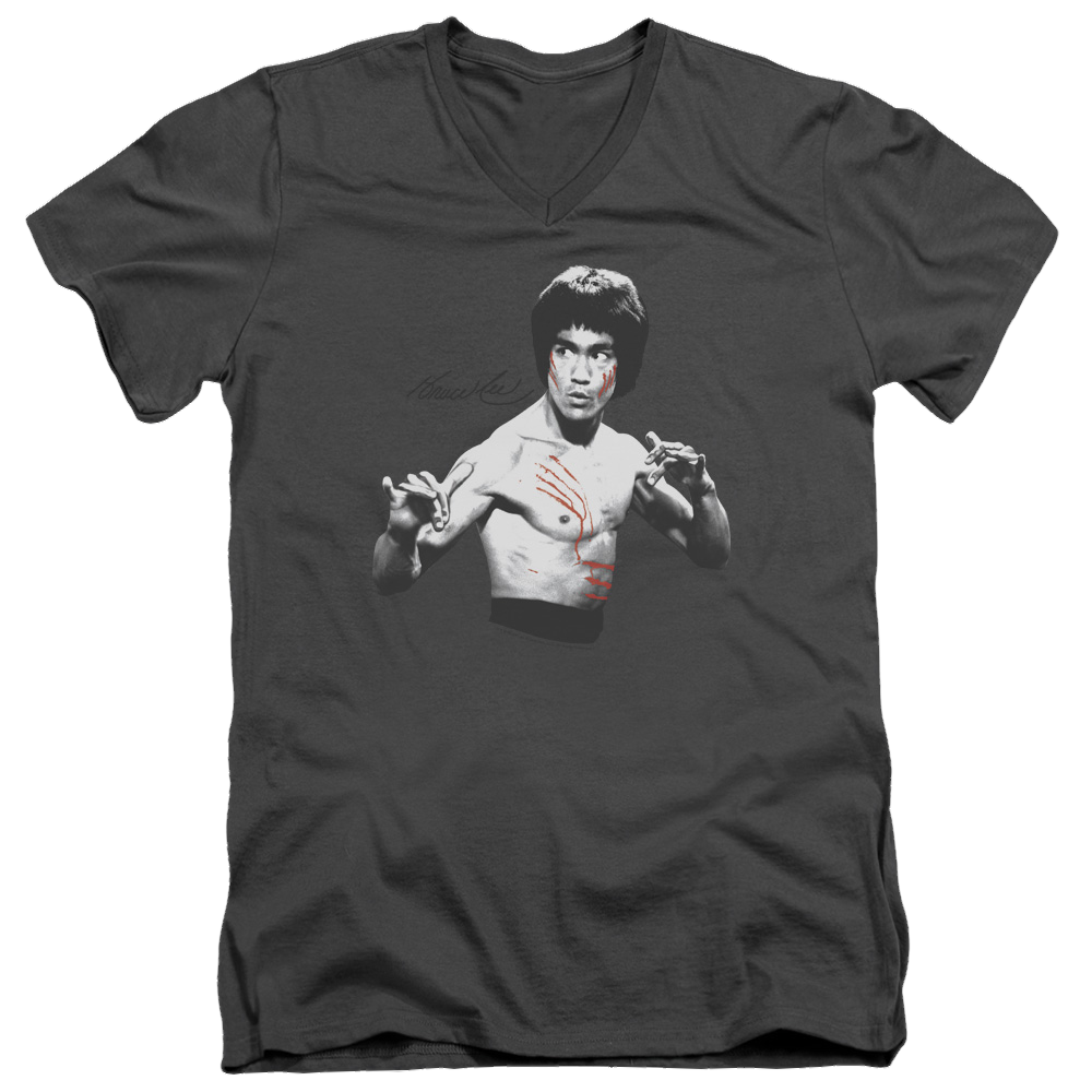 Bruce Lee Final Confrontation - Men's V-Neck T-Shirt Men's V-Neck T-Shirt Bruce Lee