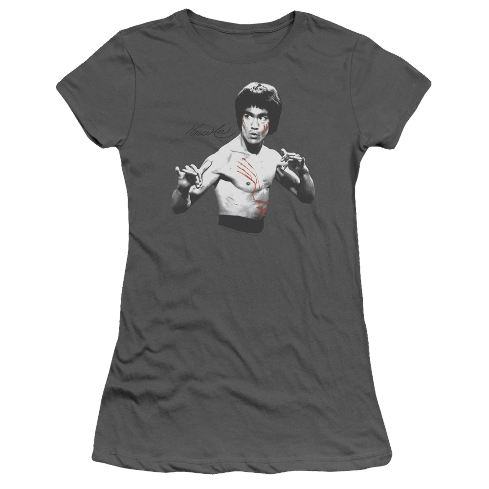 Bruce Lee Final Confrontation - Juniors T-Shirt Juniors T-Shirt Bruce Lee