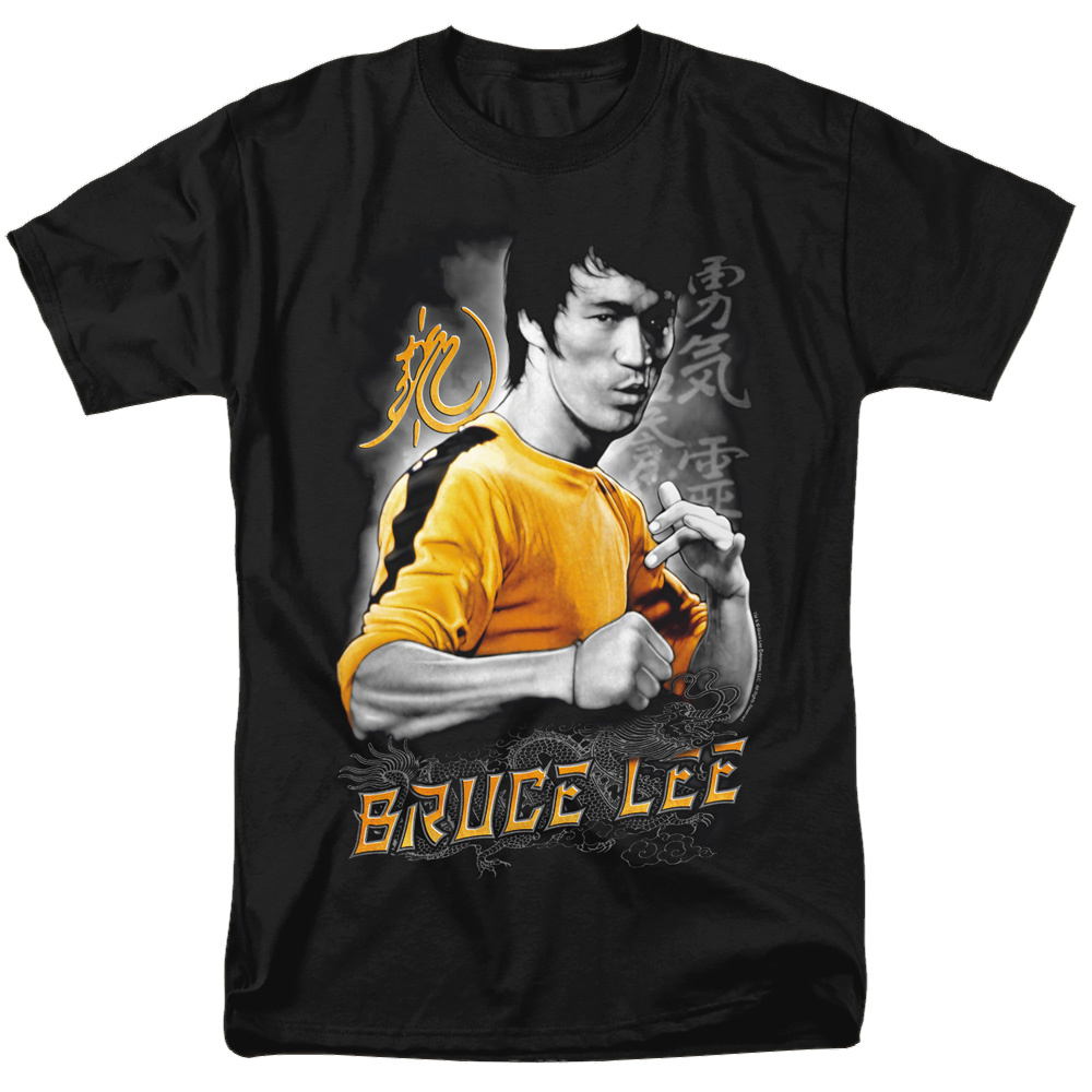 Bruce Lee Yellow Dragon - Men's Regular Fit T-Shirt Men's Regular Fit T-Shirt Bruce Lee