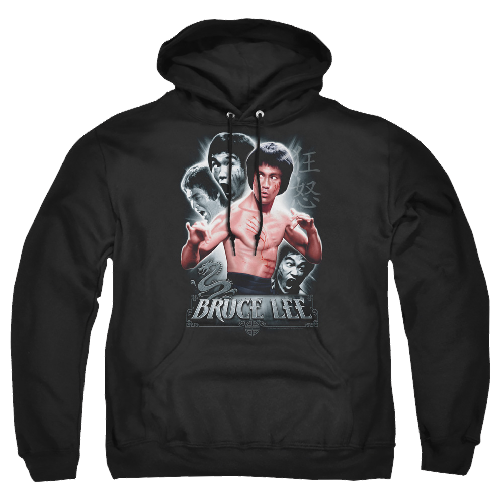 Bruce Lee Inner Fury - Pullover Hoodie Pullover Hoodie Bruce Lee