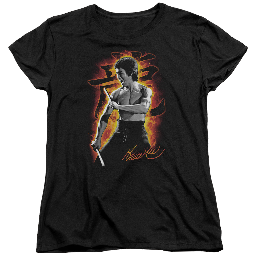 Bruce Lee Dragon Fire - Women's T-Shirt Women's T-Shirt Bruce Lee